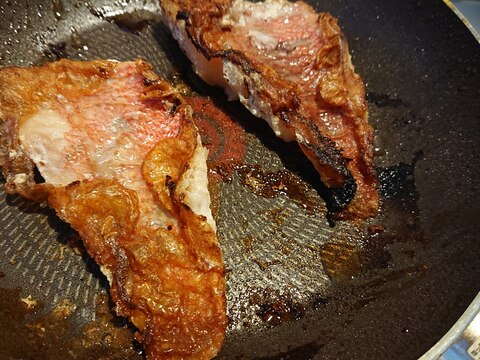 赤魚の麺つゆ焼き